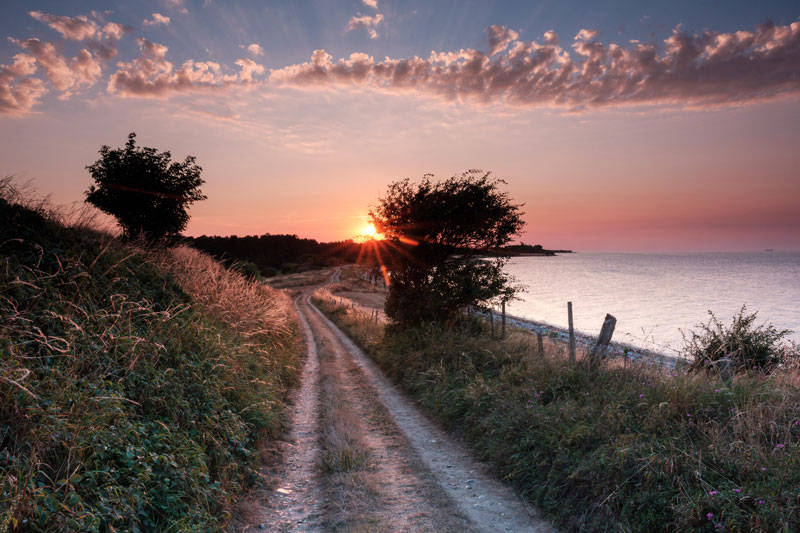 Ryevej solnedgang, Sejerø